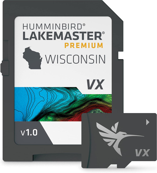 Humminbird LakeMaster Premium Winconsin V1 One Boat Network VX Technology