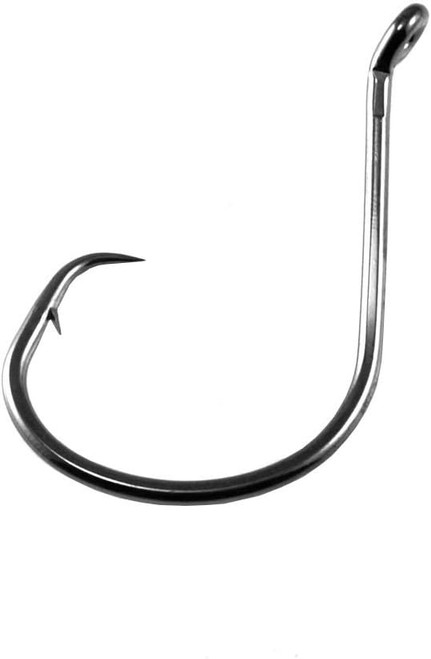 Gamakatsu Octopus Circle Offset Point Sz 3/0 NS Black Finish 6 Pk 208413