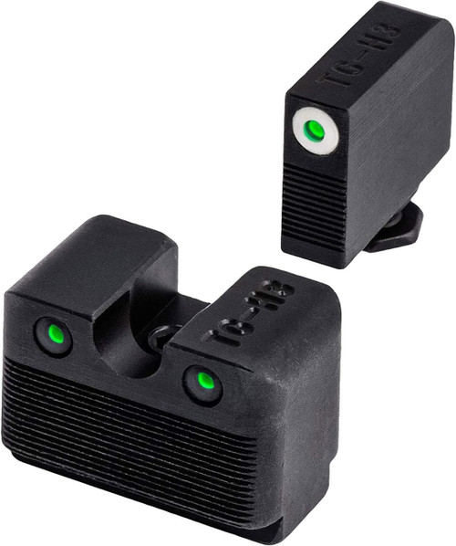 TruGlo Tritium Pro Night Sights Glock MOS Low Handgun Front & Rear White