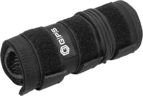 GPS 6" Suppressor Cover Nylon/Tether Line/Heat Resistant Lining Black