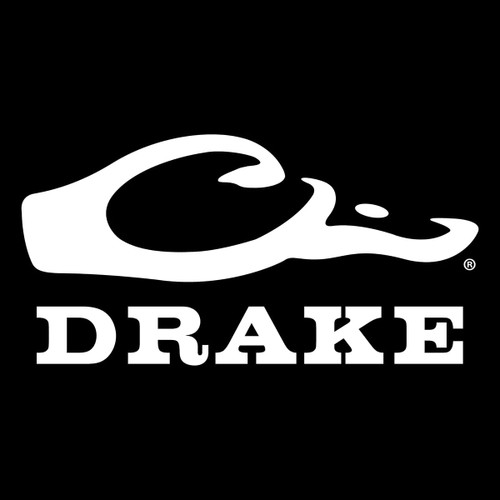 Drake Waterfowl Drake-Logo Window Decal White One Size Fits Most