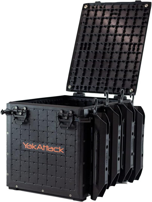 Yak Attack BlackPak Pro Kayak Fishing Crate 13"x16" BLP-PRO-13X16 USED