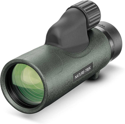 Hawke Sport Optics Nature-Trek 10x42 Monocular BAK-4 Roof Prisms - Green