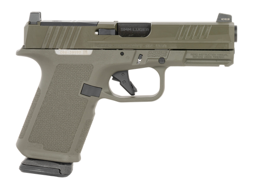 Ruger RXM MOS 9mm OD Green Frame/Slide RMR Cut Tritium Sights 4" BBL 15+1