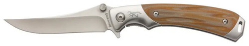 Browning Frame Lock Folding Knife Stainless Steel Trailing Point - 3220330B