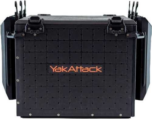 YakAttack BlackPro Kayak Crate 16"x16" Black Lid & 6 Hooks - BLP-PRO-16X16