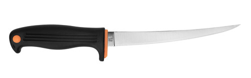 Kershaw 7" Clearwater Fillet Knife Trailing Point Blade & ABS Sheath Blk