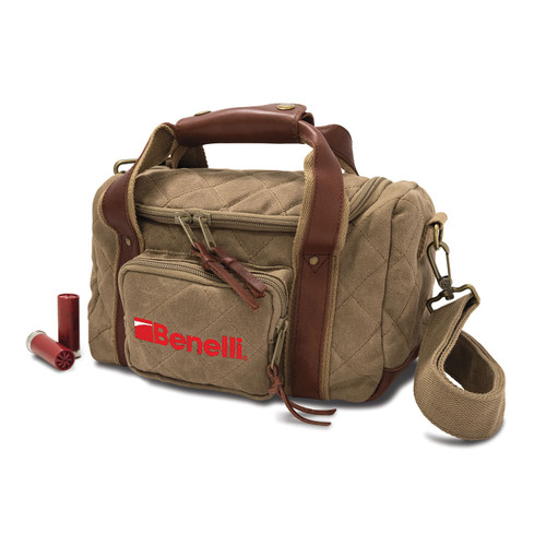Benelli Lodge Collection Shooting Range Bag Olive Waxed Cotton USED
