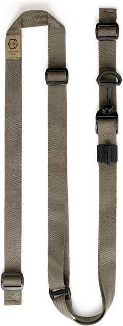 Edgar Sherman Rifle Sling Two-Point Mil-Spec Quick Adjust Ranger Green/BLK