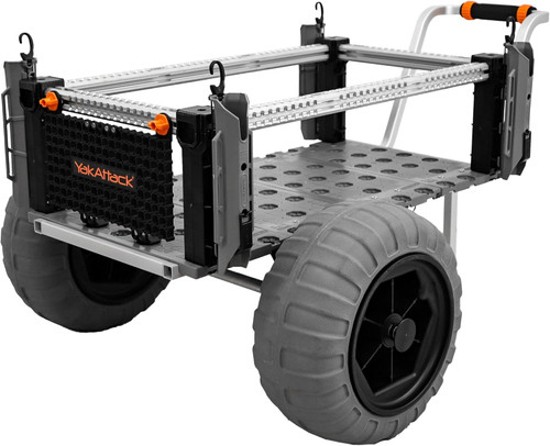 YakAttack SandRig Surf Cart Heavy-Duty 20”x36” w/ 16” Balloon Tires