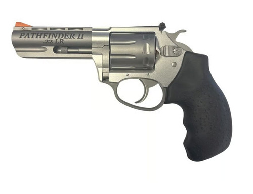 Charter Arms 72235 Pathfinder II 22 LR Rubber Grip SS 3.5" BBL 8 Shot