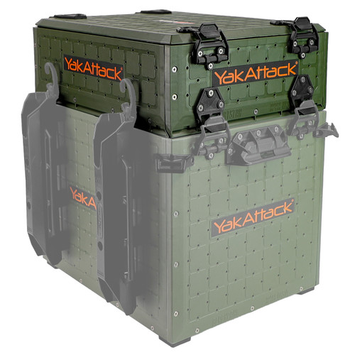 YakAttack ShortStak Upgrade Kit BlackPak Pro 16" x 16" Ranger Green