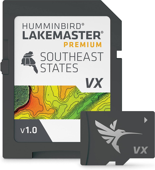 Humminbird LakeMaster Premium Southeast V1 One Boat Network VX Techn USED