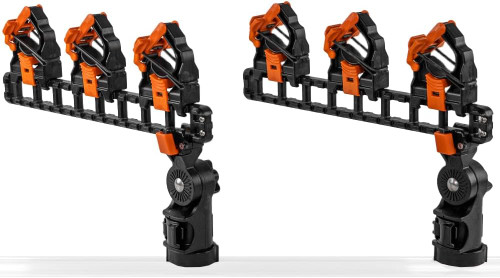 YakAttack SideStage Pro Rod Rack Locknload Mounting System Set Of 2 USED