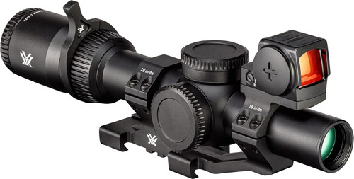 Vortex Venom 1-6x24 SFF Scope, 3 MOA Red Dot & Cantilever Mount Bundle BLK