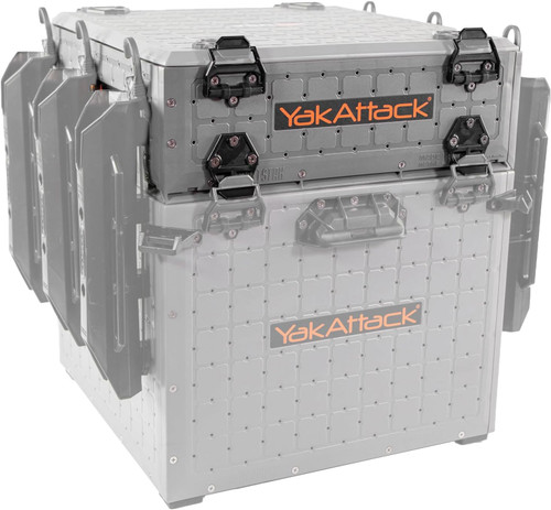 YakAttack ShortStak Upgrade Kit BlackPak Pro 16" x 16" Battleship Gry USED