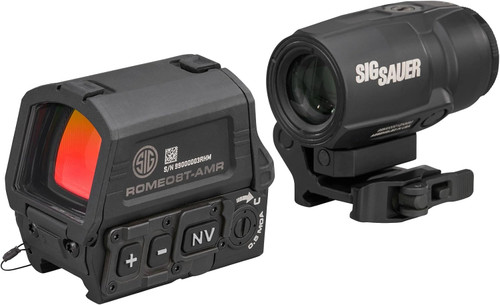 Sig Sauer ROMEO8T-AMR 1x40mm Red Dot/JULIET3T-MICRO 3x22mm Magnifier USED