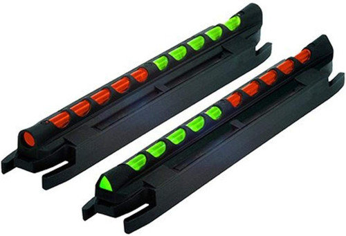HIVIZ Model 400 Two-In-One Magnetic Base Rib Shotgun Sight Green & Orange