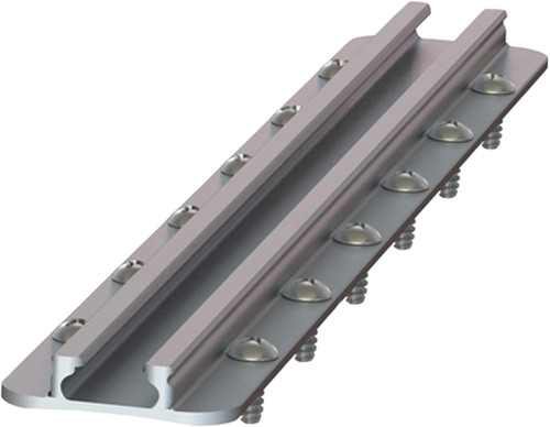 YakAttack GTTL175 GearTrac 12in Top Loading Aluminum Kayak Mount Track