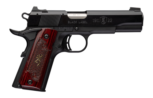 Browning 051069490 1911 Black Label Medallion 22 LR Rosewood 4.25" BBL 10+1