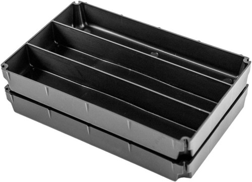 YakAttack TracPak 3x1 Inserts 2Pk Half-Depth Organizers Storage Box BLK
