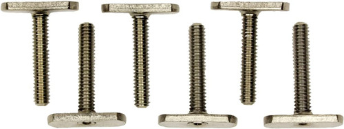 YakAttack MightyBolt Set 6 Pack 1.5” Long, ½” Wide, ¼-20 Thread T-Bolts