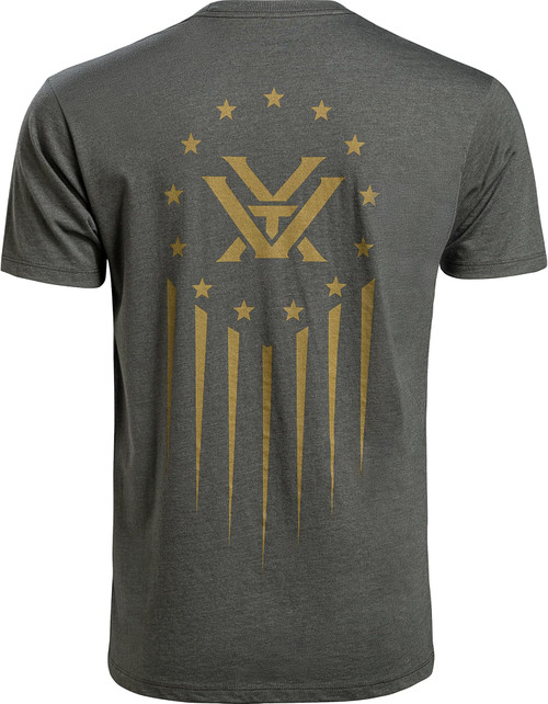 Vortex Optics Men's Vertical Lift Short Sleeve Shirts Medium Dark Olive