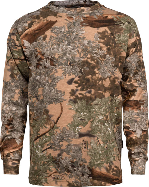 King's Camo Kids Hunting Classic Long Sleeve Shirt Desert Shadow Medium