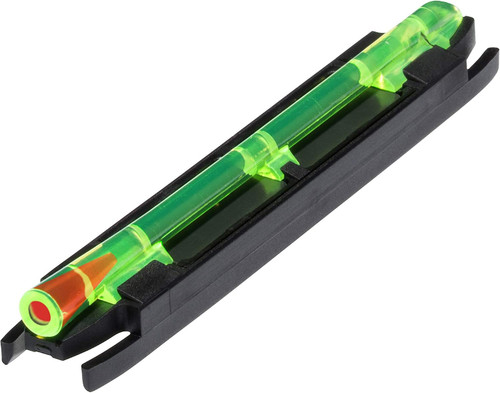 HiViz M300 Narrow Magnetic Fiber Optic Front Shotgun Sight Black