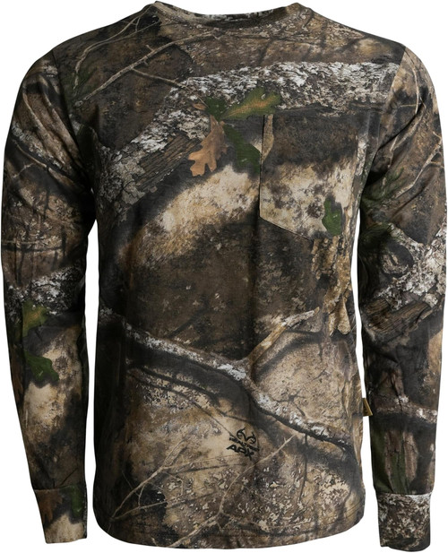 King's Camo Men's Standard Classic Long Sleeve Tee Realtree APX Large