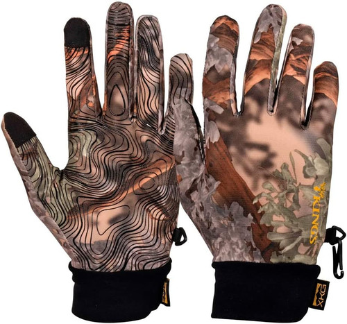 Kings Camo XKG Lightweight Gloves Rubberized Palm Grip Desert Shadow L/XL