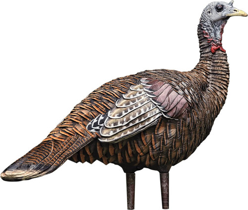 Avian X LCD Lookout Hen Turkey Standing Decoy W/ Carry Bag & Stake USED