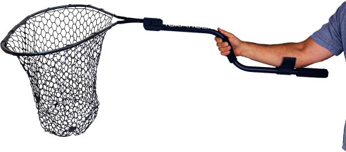 YakAttack Leverage Landing Rubber Net 20"x21" Hoop 54" Overall Length Blk