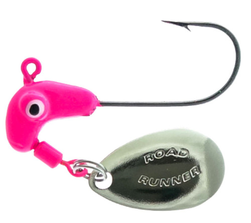 Blakemore TTI Fishing Road Runner Bulk Head Hook Pink 1/8-Ounce 4 Pack