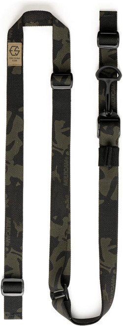 Edgar Sherman Rifle Sling Two-Point Mil-Spec Quick Adjust Multicam Black
