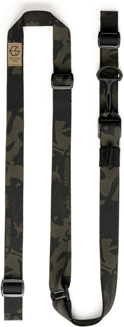 Edgar Sherman Rifle Sling Two-Point Mil-Spec Quick Adjust Multicam Black
