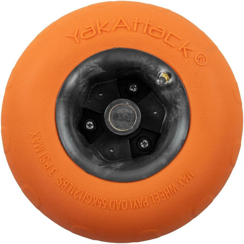 YakAttack TowNStow Air-Filled Balloon Sand Tire 14"x7" Single Org/Blk USED