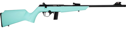 Rossi RB22 Compact 22 LR Black Finish Cyan Monte Carlo Stock 16.5" BBL 10+1