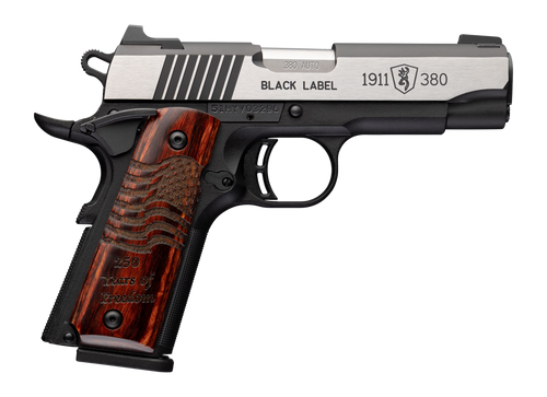 Browning 051123492 1911 Black Label Medallion Pro 250th 380 ACP 3.63" BBL