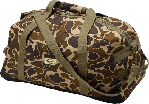 Drake Waterfowl Throwback 80 Duffle Bag w/ Rugged Canvas - Old School