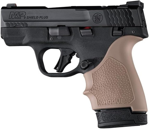 Hogue HandALL Beavertail Grip Sleeve Smith & Wesson M&P 9 Shield Plus FDE