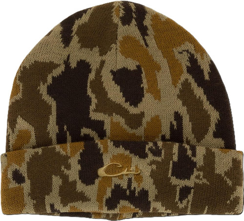 Drake Waterfowl Men LST Acrylic Beanie Knit Cuffed Hat Old School OSFM