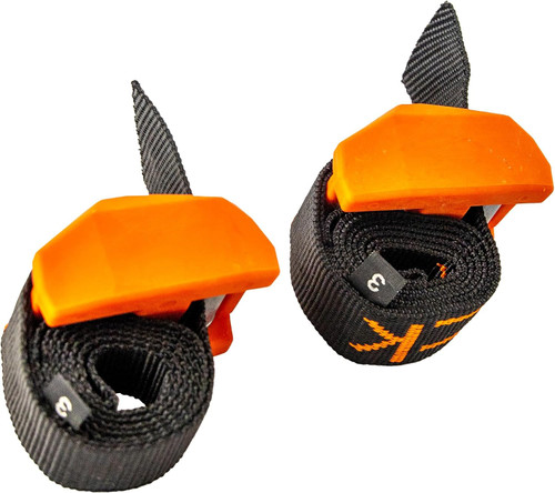 YakAttack Cam Straps 3' x 1"Rubber Buckle Cover 2 Pack Black/Orange