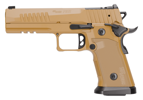 Sig Sauer 211F9GT5COY P211 GT5 9mm Optics Ready Coyote Cerakote 5" BBL 21+1