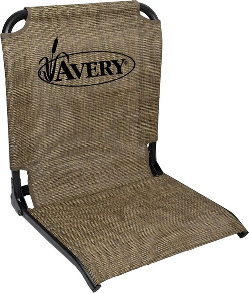 Banded Avery Quick-Set Swiveling Boat Folding Mesh Chair w/ Steel Frame