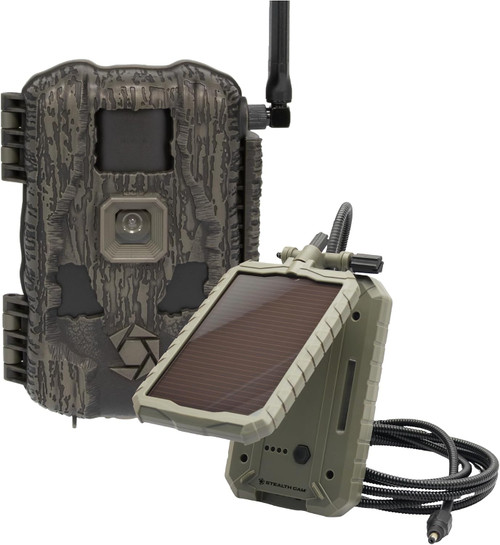 Stealth Cam Fusion Max 2.0 Cellular Trail Camera Kit w/ SOLPAK 3,000 mAh