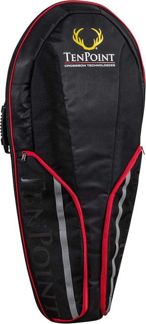 TenPoint Narrow Soft Crossbow Case Protection Easy Transport Black/Red