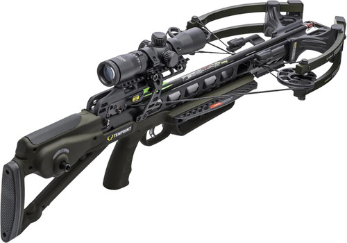 TenPoint Turbo X Crossbow 415 FPS Equipped w/ RangeMaster Scope Moss Green