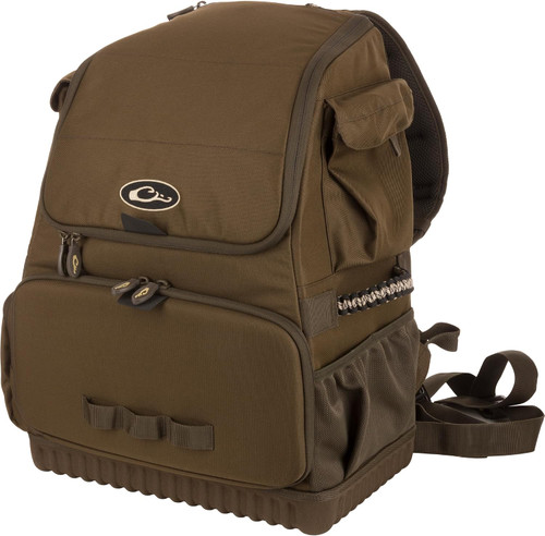 Drake Tree-Hugger Timber Pack Backpack w/ Shell Storage Green Timber