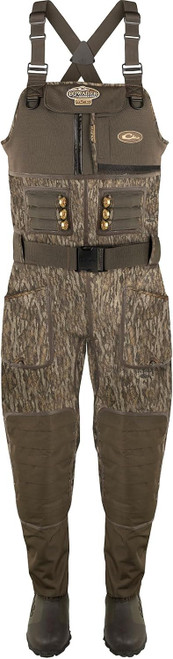 Drake Buckshot 1600 Neoprene 3.0 Stout Waders w/ Boots Bottomland Sz 11